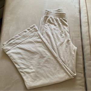 Wide leg sweats